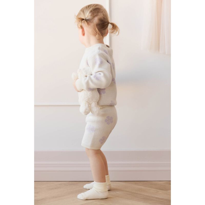 Jamie Kay Alette Knitted Bike Short  1-2Y image number 3